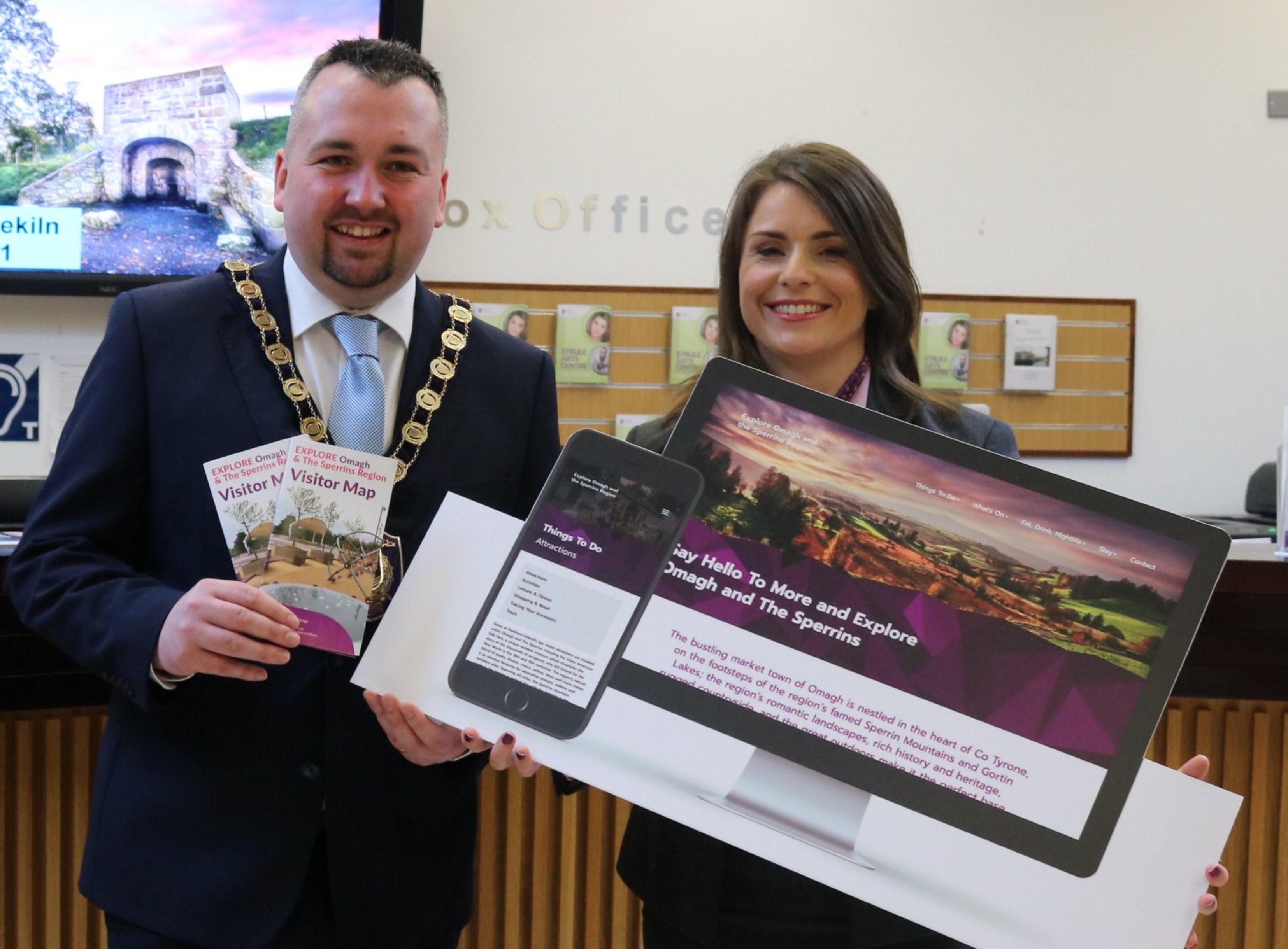 Omagh Map launch photo 2 Fermanagh & Omagh District Council