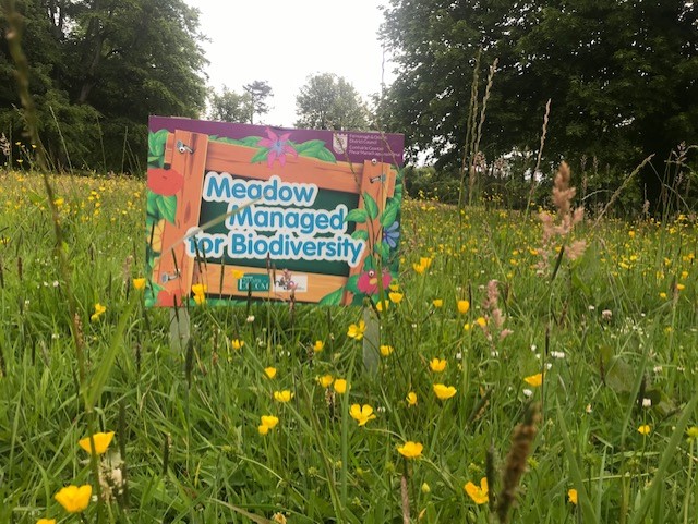 Meadow managed sign