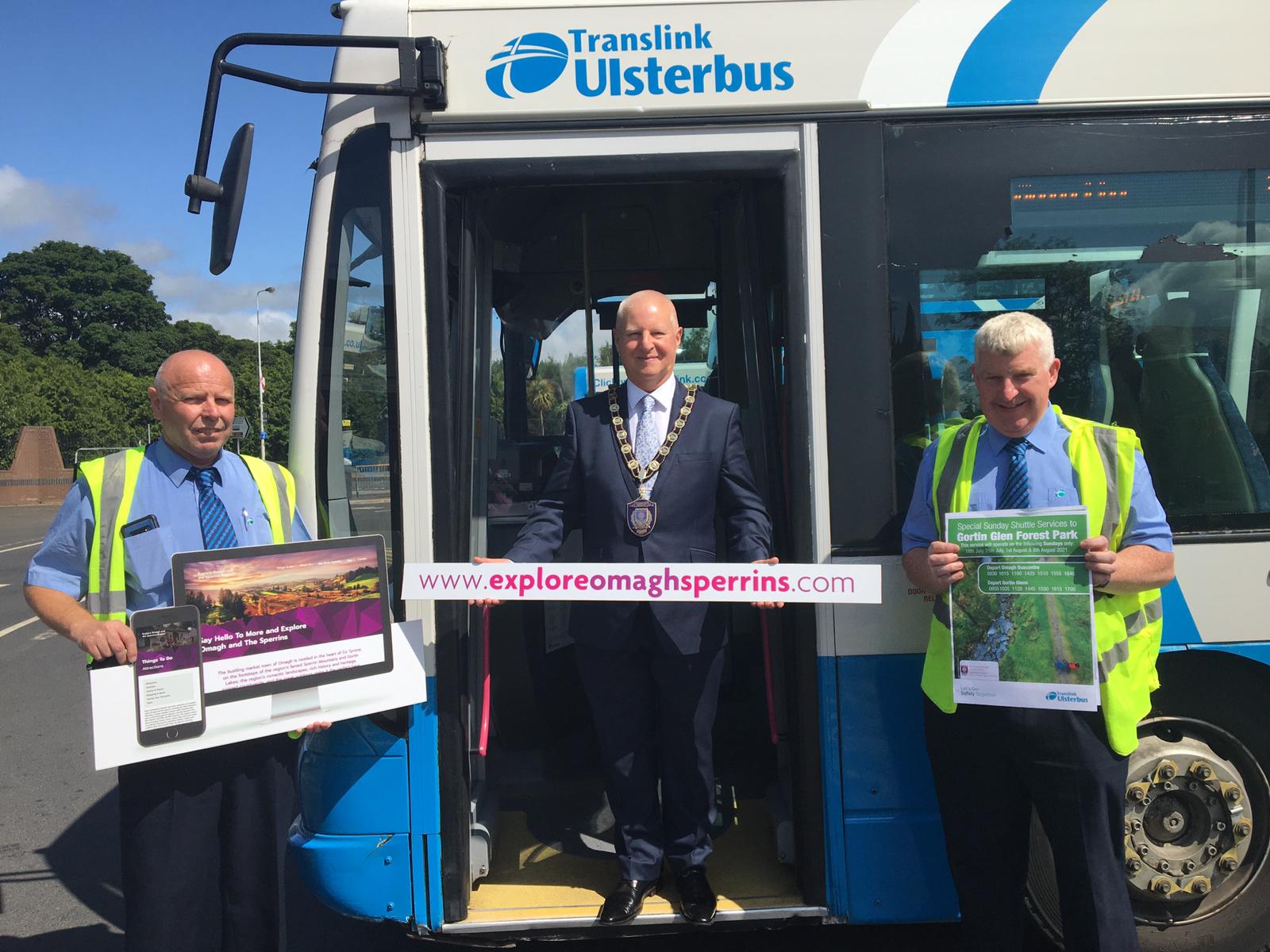 Pilot Sunday Shuttle Service to Gortin Glens Forest Park Fermanagh