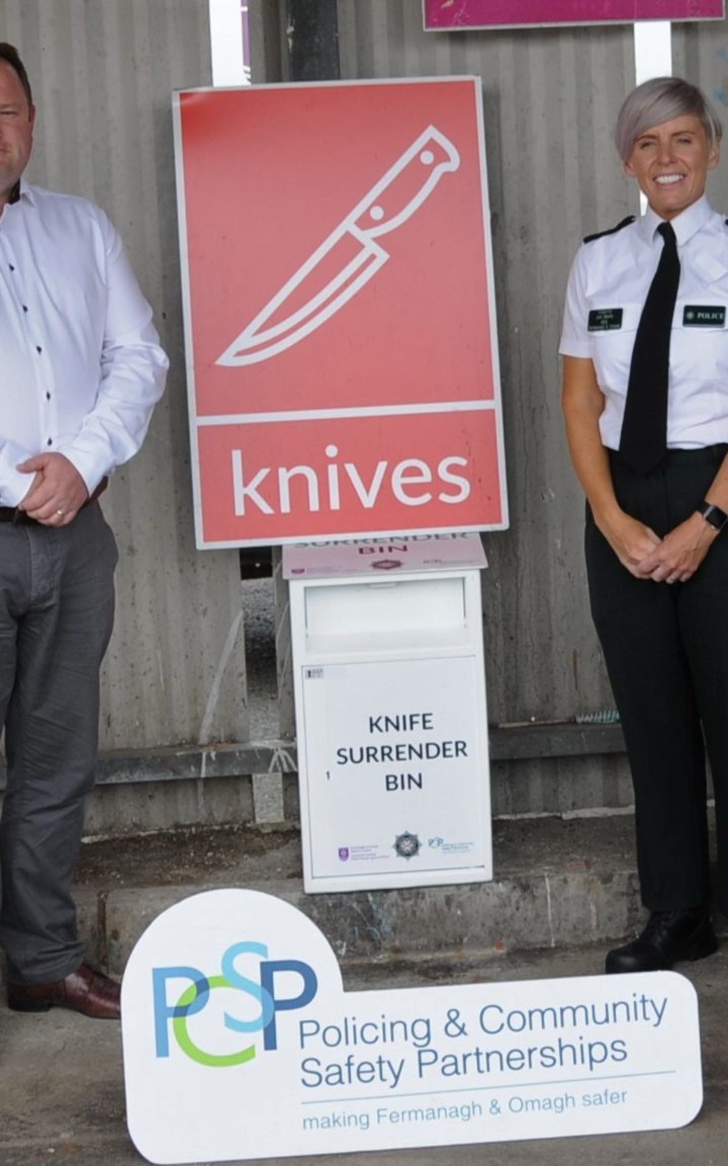 New Knife disposal bins installed at Drummee and Gortrush Recycling