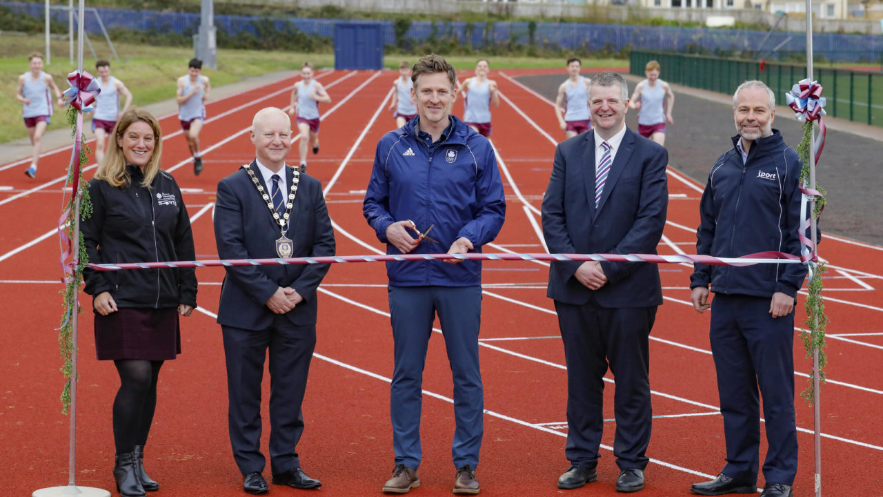 St. Michaels College Running Track Opening 55