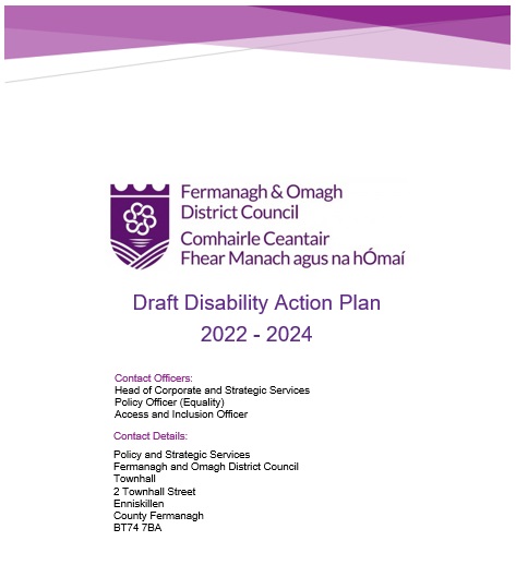 Disability Action Plan Cover