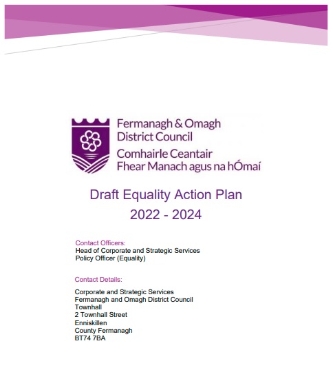 Equality Action Plan Front Cover