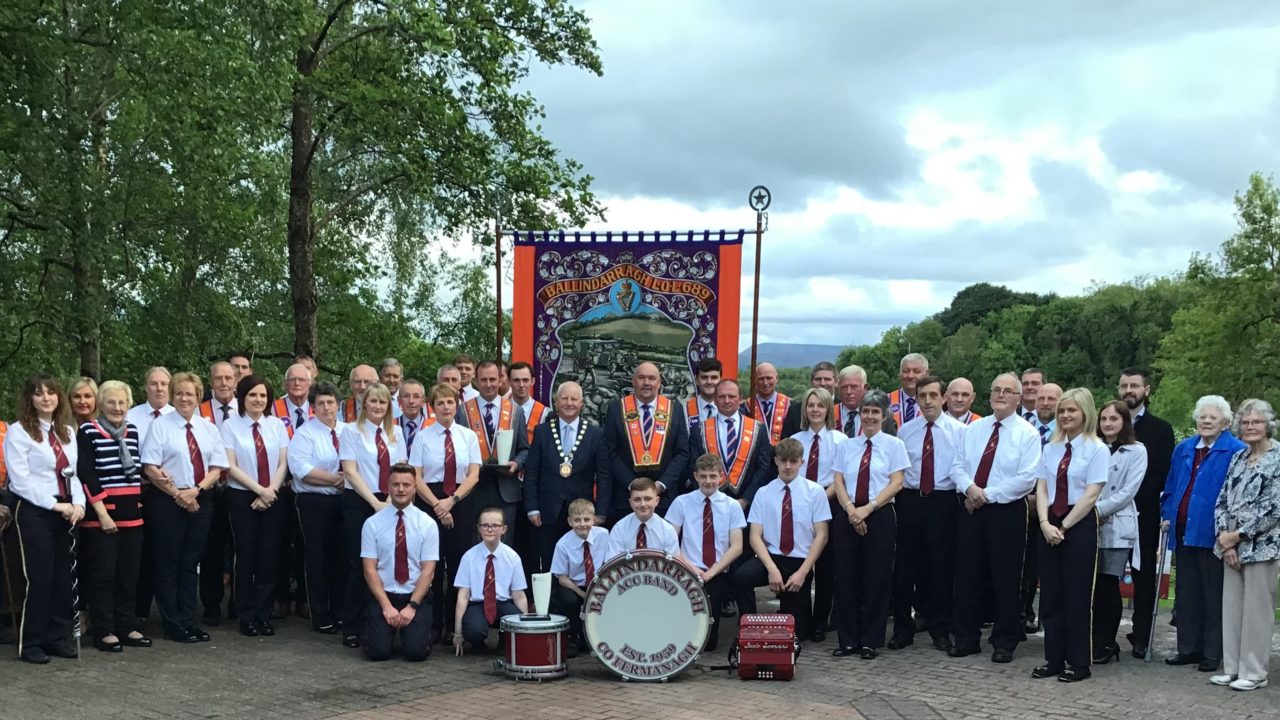 Ballindarragh Accordion Band and LOL 689