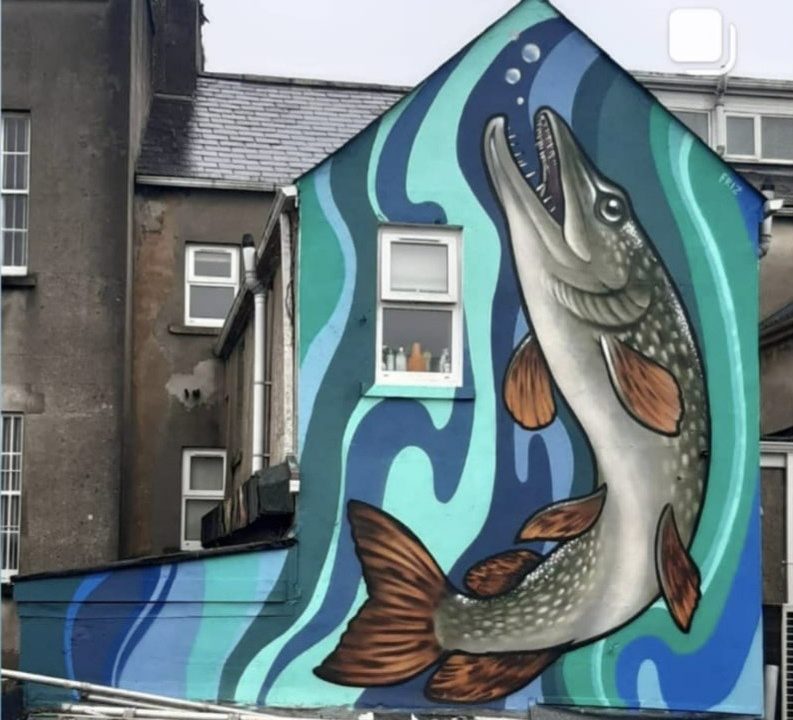 Friz trout mural (Paget Square)