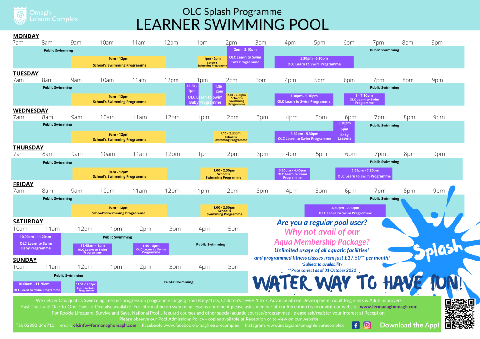 Learner Pool Schedule Sept 2023