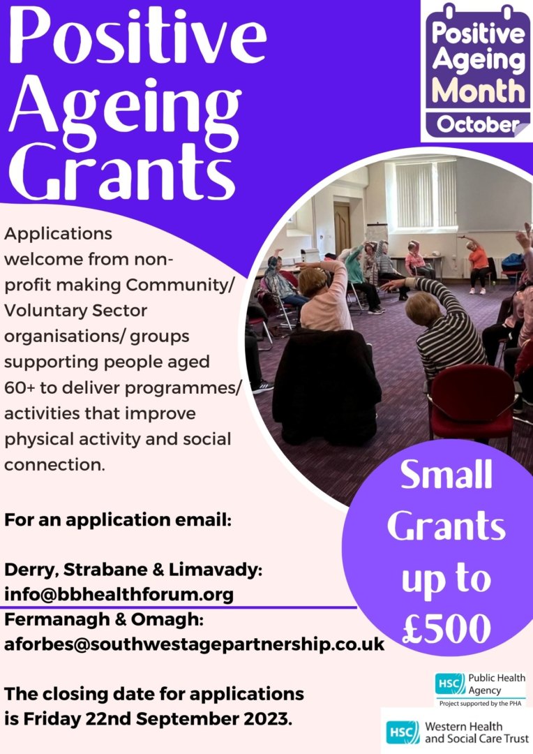 Positive Ageing Grants Poster 2023 FINAL