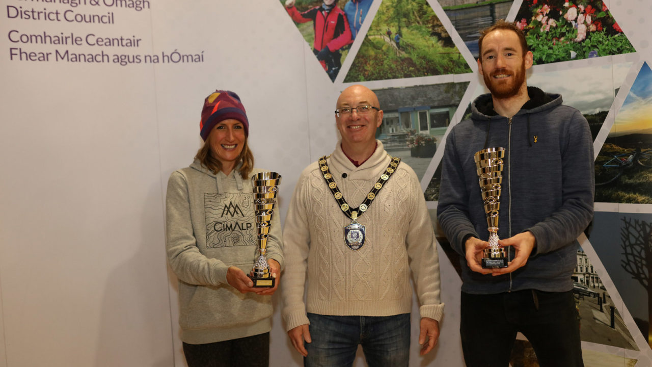 Edward Kearney and Laura O'Driscoll   Male and Female winners long race