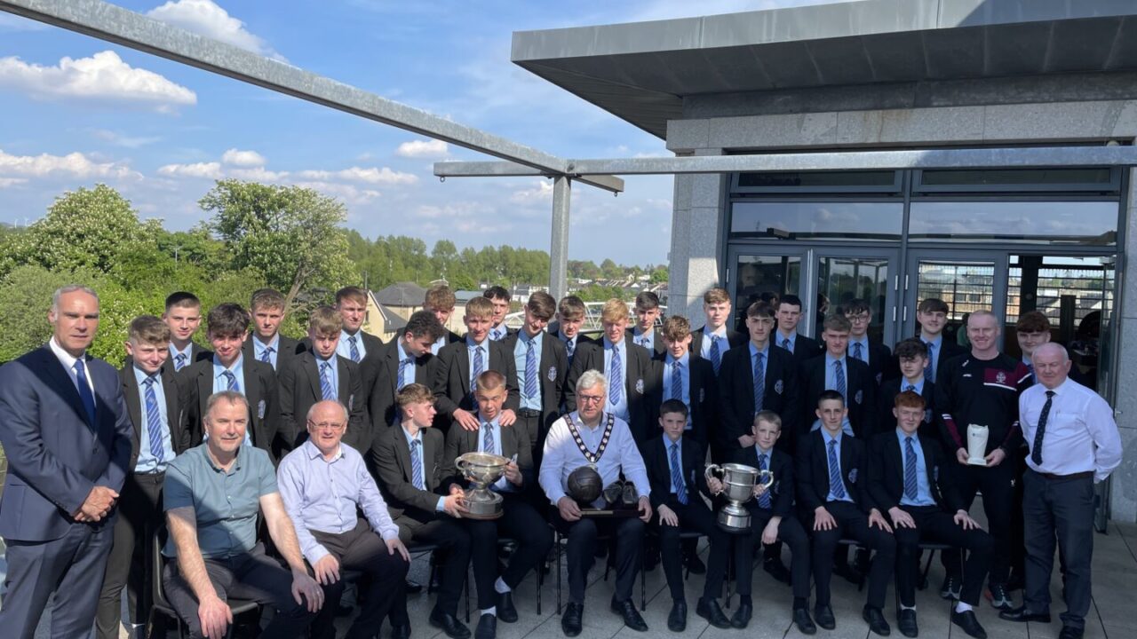 Omagh CBS Rannafast Cup Champions Reception