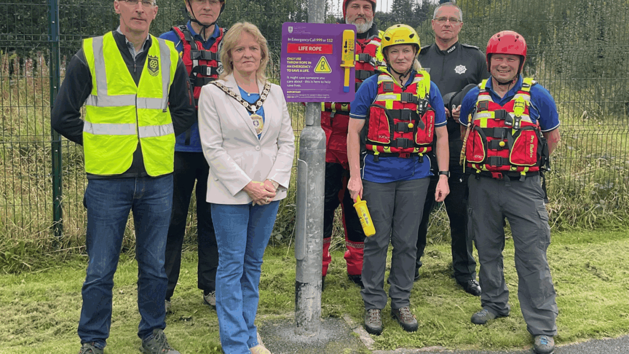Omagh water safety equipment group PNG