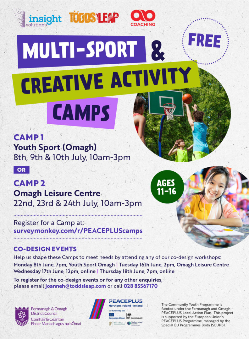 PEACEPLUS Camps (Omagh and Mid Tyrone DEA 2026)