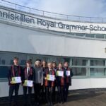 Promoting the PEACEPLUS ‘Investing in Community Volunteers’ Programme to students of Enniskillen Royal Grammar School.