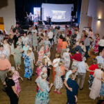 Participants in the PEACEPLUS programme, Exploration of Our Cultural Roots Through Music, pictured dancing at the Final Fling celebration, marking the culmination of six weeks of social dancing classes held across Gortin, Cashel, Glenpark and Monaghan. The programme provided opportunities for participants to build new connections and develop their dancing skills in a welcoming and inclusive environment.