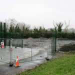 The site at Derrygonnelly Community Centre, which will be transformed into a new play park through the PEACEPLUS Outdoor Recreational Capital Programme. Supported by PEACEPLUS funding and match-funding from Fermanagh and Omagh District Council, the development will create a welcoming and inclusive space for play, recreation and community engagement.