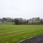 The site at Owenkillew Community Centre, Gortin, which will be transformed into a new play park through the PEACEPLUS Outdoor Recreational Capital Programme. Supported by PEACEPLUS funding and match-funding from Fermanagh and Omagh District Council, the development will create a welcoming and inclusive space for play, recreation and community engagement.