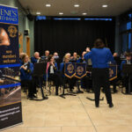 St Eugene’s Band perform at the official launch of the ‘Exploration of Our Cultural Roots Through Music’ Programme.