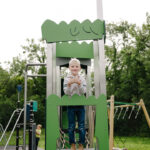 Local residents enjoy the new play park in Lack following the completion of construction works. The project forms part of the Outdoor Recreational Capital Programme within the Fermanagh and Omagh PEACEPLUS Local Action Plan, which will transform 10 outdoor community spaces across the district. The programme is funded through PEACEPLUS, with match funding provided by Fermanagh and Omagh District Council.