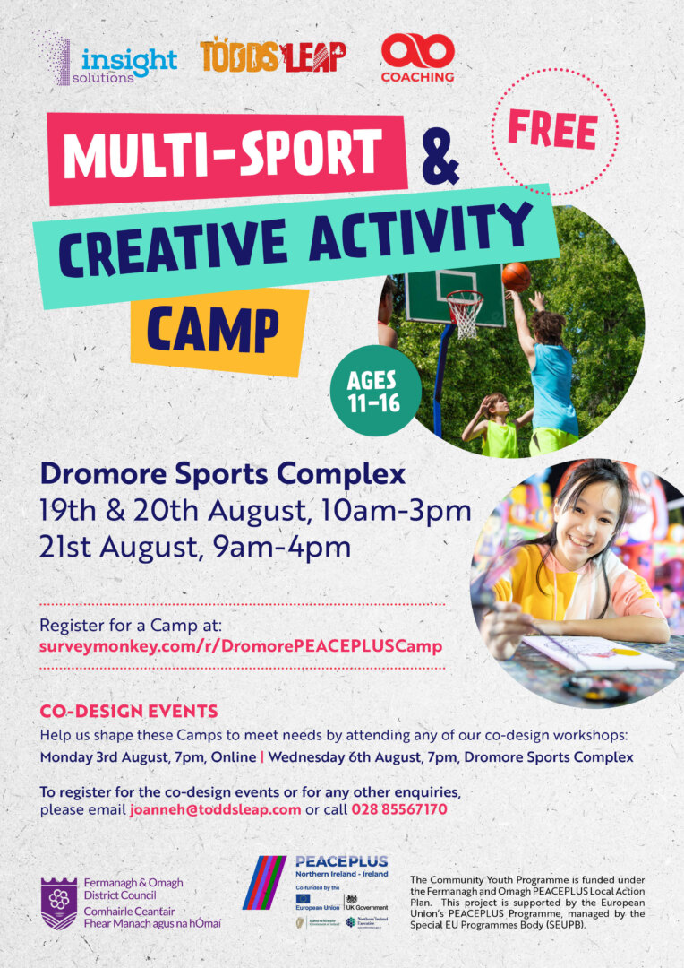 Multi Sports and Creative Activity Camp PEACEPLUS (Dromore)