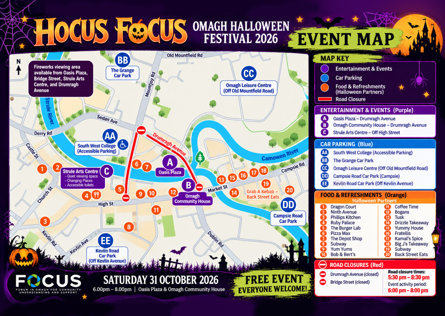 Hocus Focus map