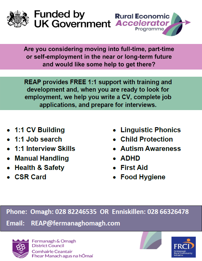 REAP Information leaflet pg1